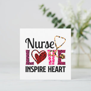 Enfermeiro Amor Inspira Coração - Enfermeira Motiv