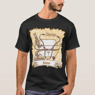 Enfermeiro Collage camiseta personalizada de enfer