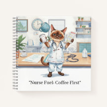 Enfermeiro com café e TEXTO PRÓPRIO