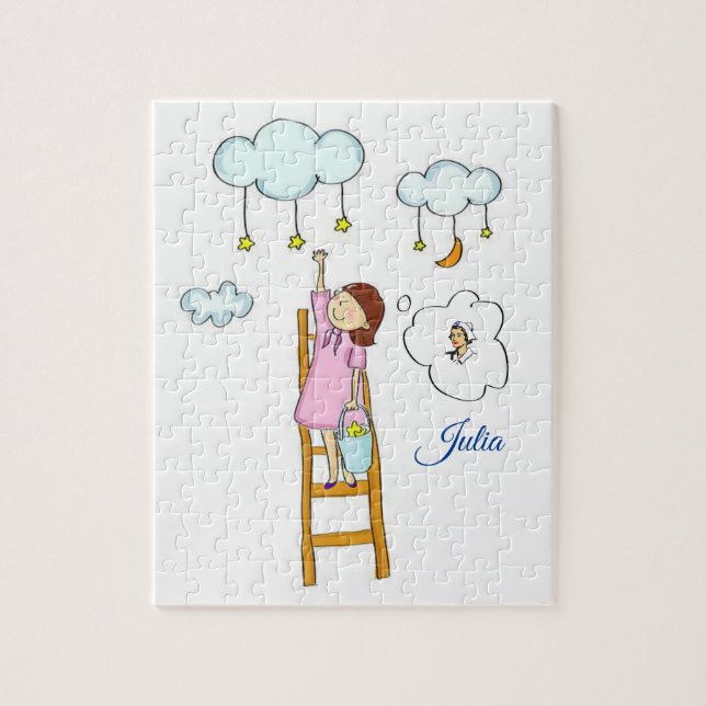 Enfermeiro Decorativo Quebra-cabeça (Vertical)