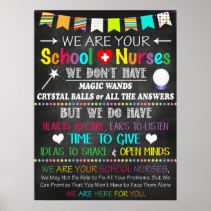 Enfermeiro escolar Poster