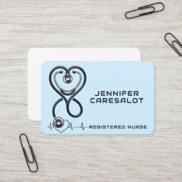 Enfermeiro RN, LVN, LPN, Cartão de visita de Caret