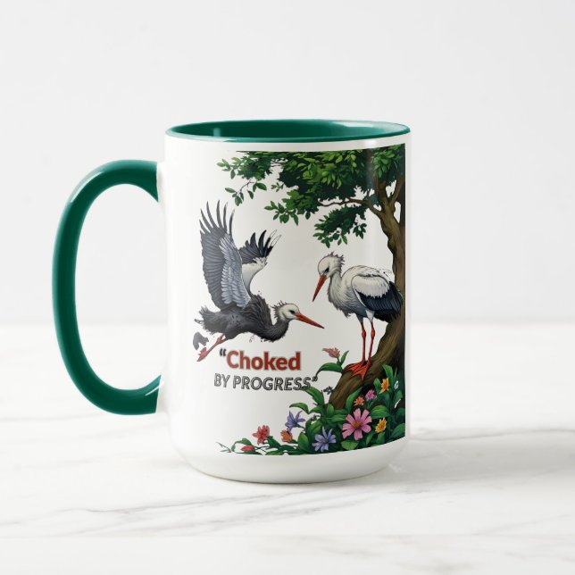 Enforcado pelo Progresso – Caneca de Conscientizaç (Esquerda)