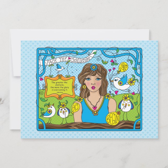 Enfrente a placa Challenge_Flat 7"x5" (Frente)