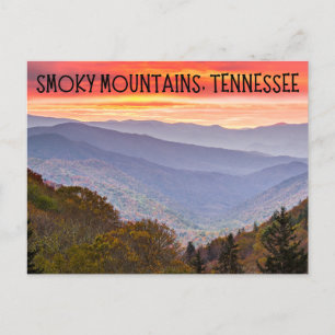 Enfumaçados Montanhas Tennessee Cartão postal Souv