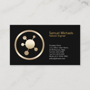 Engenheiro de Cartão de visita de Ícone de Rede de