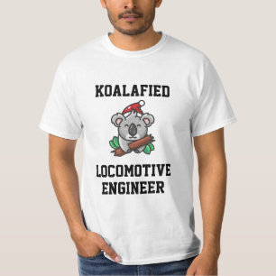 Engenheiro de Locomotiva Koalafied T-Shirt