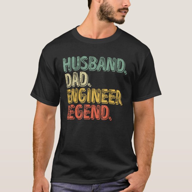 Engenheiro de marido Camisa Engraçado Padre D (Frente)