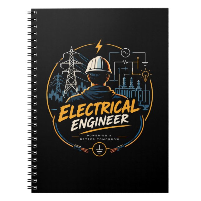 Engenheiro Elétrico - Caderno Espiral (Frente)