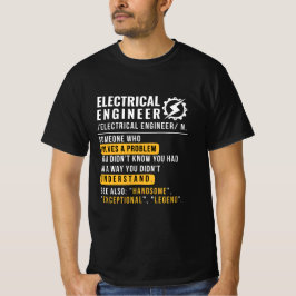 Engenheiro elétrico [substantivo] T-Shirt