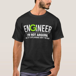 Engenheiro Não estou a falar de T-Shirt Engraçado