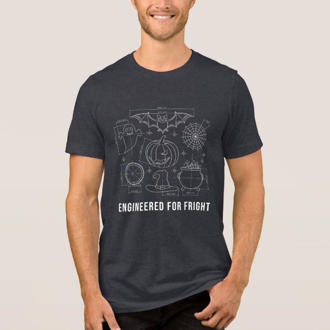 Engineered for Fright | Halloween T-Shirt (Frente)