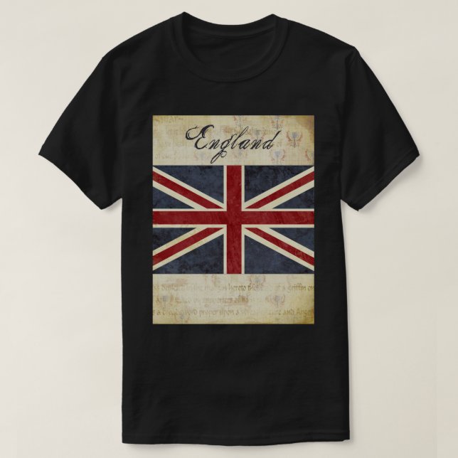 England T-Shirt Souvenir (Frente do Design)