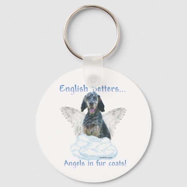 English Setter Angel Chaveiro (Frente)