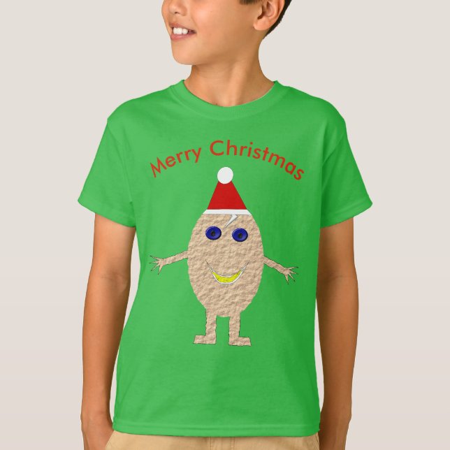 Engraçada Camisa De Ovos De Natal (Frente)