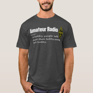 Engraçada Camisa de Presente do Rádio Amador Hob