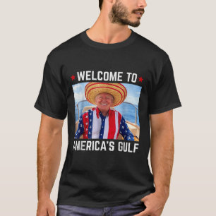 Engraçada Camisa Do Golfo Dos Eua América Trump Am