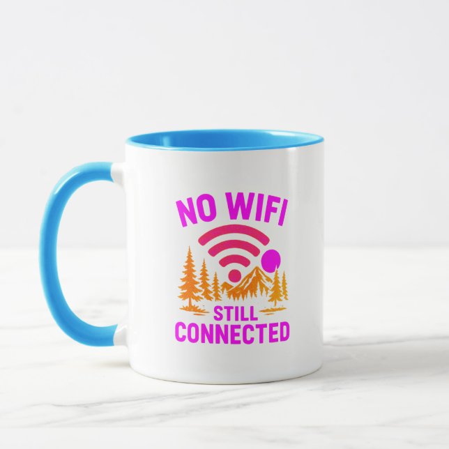 Engraçada caneca Camping | Item do presente para a (Esquerda)