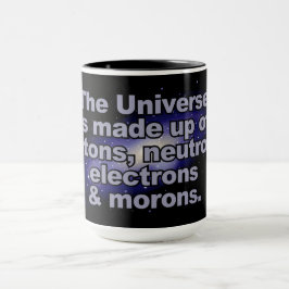 Engraçada caneca "O Universo"