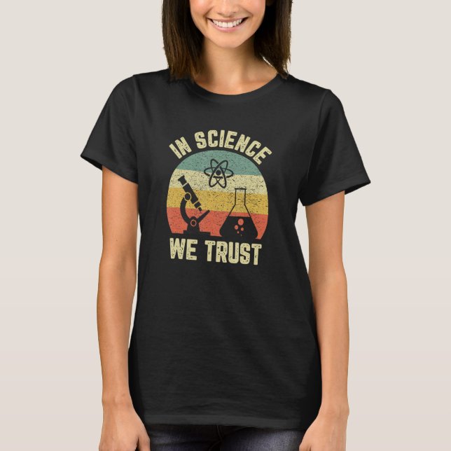 Engraçada Ciência Camisa Física Biologia Presente  (Frente)