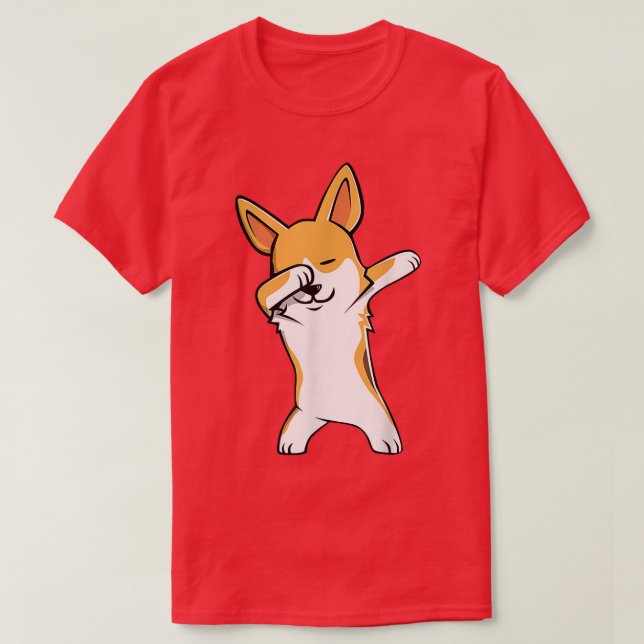 Engraçada Dabbing Dab Dance T-Shirt (Frente do Design)