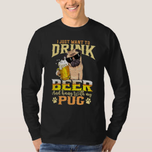 Engraçada Dia Da Cerveja Coincando Camisetas Para