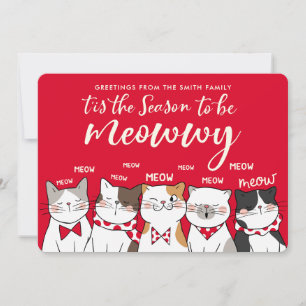 Engraçada Época De Ser Cartões de natal De Fotogra