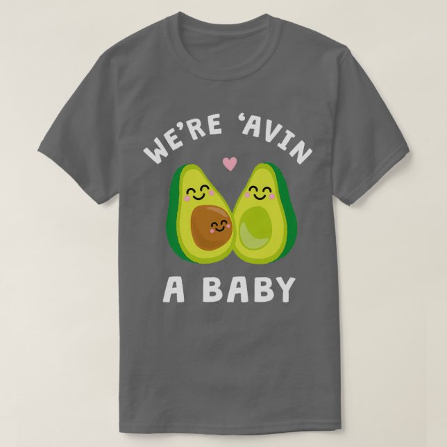 Engraçada Gravidez de bebê Anúncio de camisa Prese (Frente do Design)