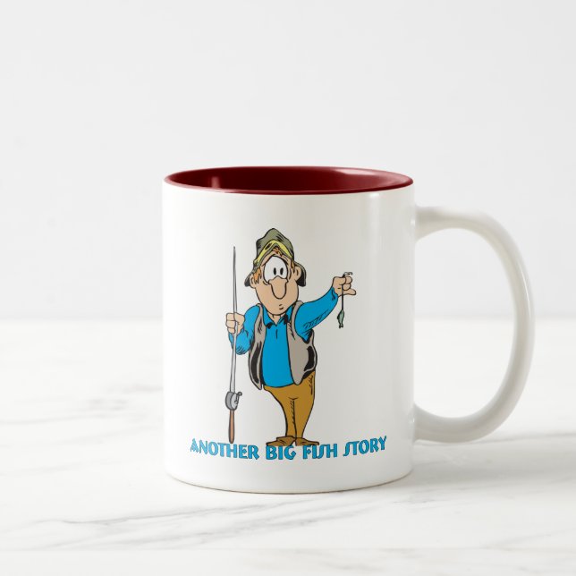 Engraçada Pesca Caneca Pescar Humor Pescar Peixe G (Direita)