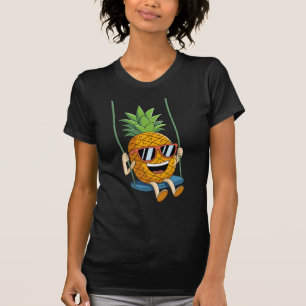 engraçadinho abacaxi suga mulher camiseta