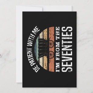 Engraçado 50º Aniversário Eu sou dos anos 70