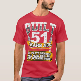 Engraçado 51 ruas, Vintage De Camisa De Nascimento