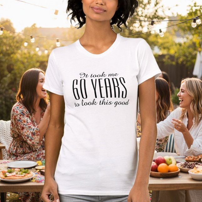 Engraçado 60º aniversário t-shirt para mulheres (60th Birthday shirt)