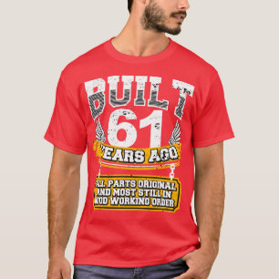 Engraçado 61 ruas, Vintage De Camisa De Nascimento