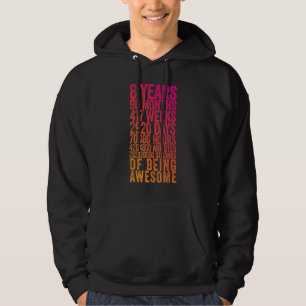 Engraçado 8º Aniversário Camisa Velho Metro Engraç
