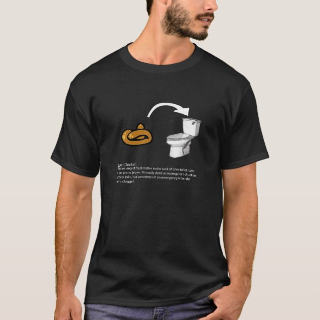 Engraçado a camisa superior da ponte T (Frente)