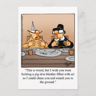 Engraçado Ação de Graças, Janto de Humor Convites