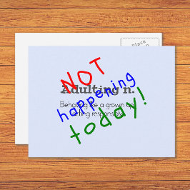 Engraçado adoração não é hoje cartão postal