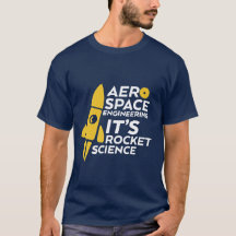 Engraçado Aerospace - T-shirt Engenheiro Rocket Sc