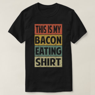 Engraçado, Bacon Comendo Camisa Porco.