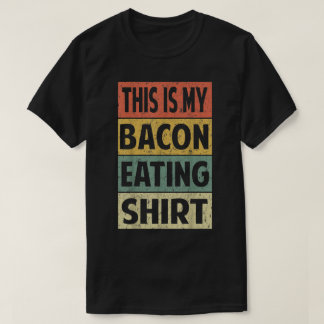 Engraçado, Bacon Comendo Camisa Porco.