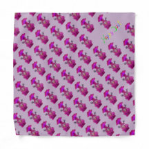Engraçado Bandana Para Garotas - Lila