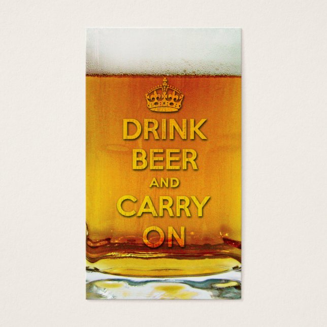 Engraçado beber cerveja e carregar (Frente)