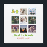 Engraçado BFF PHOTO COLLAGE Dif Personalizado AVOC<br><div class="desc">Os melhores amigos do Avocado, super fofos, ganharam o dom da colagem de fotos. Presente perfeito para o seu BFF no dia da Amizade, para o seu aniversário, Natal ou como saída, perdendo seu presente. Adicione sua foto de amizade mostrando momentos divertidos, feriados, jogos, esportes, compartilhamento de hobby, selifes, noites...</div>