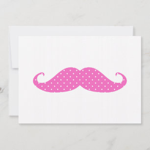 Engraçado, Bolinhas Rosa Quente, bigode