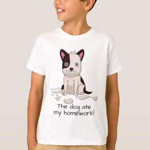 Engraçado Cachorro de texto personalizado camisas 