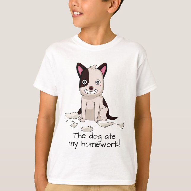 Engraçado Cachorro de texto personalizado camisas  (Frente)