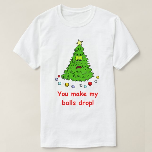 Engraçado Camisa De Humor De Árvore De Natal Você  (Frente do Design)