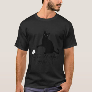 Engraçado Camisa De Personalidade De Gato Eu Faço