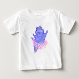 Engraçado Camiseta Ballerina Balé Dancer Hippo